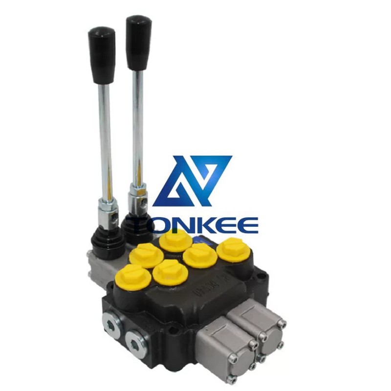 China DCV 40 Hydraulic Directional Valve Control 2 Spool Manual Pneumatic | Partsdic®